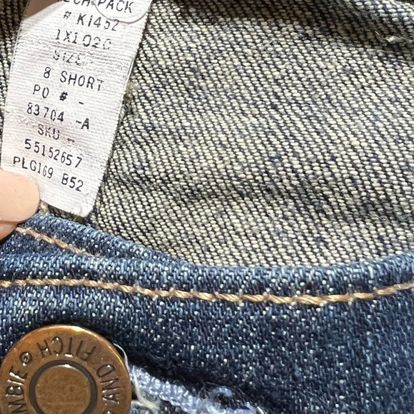 Abercrombie & Fitch Stylish Blue Boot Cut Jeans for Women size 8S - Picture 7 of 11